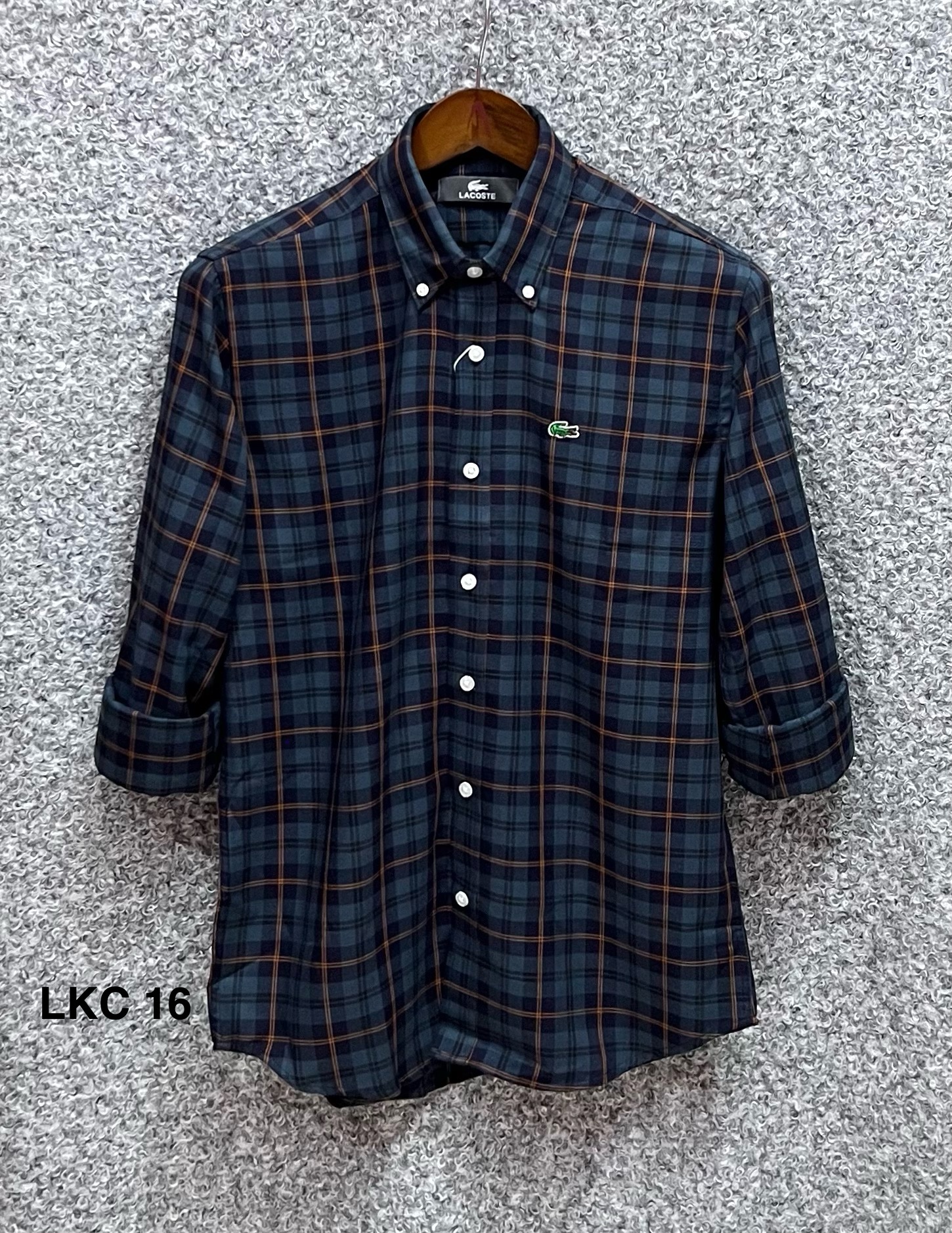 Lacoste Check Shirt 16 – Shirtology