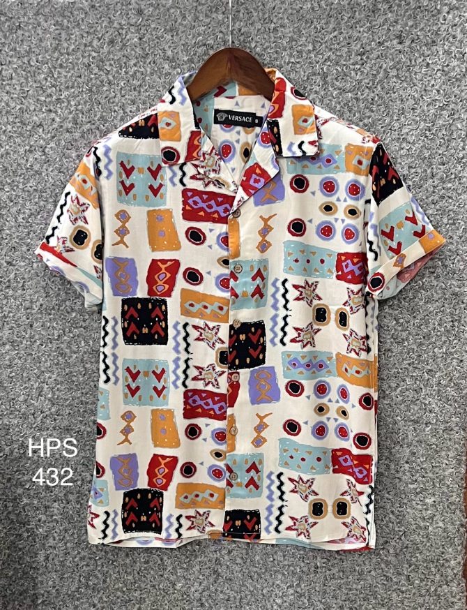 Versace Hawaii Print Shirt 432
