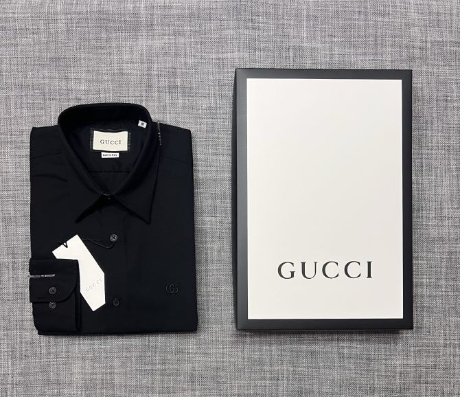 Gucci Solid Shirt Black