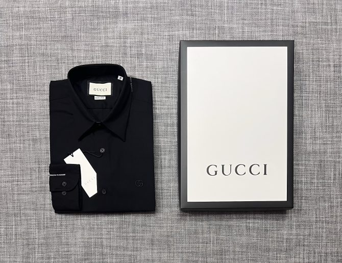 Gucci Solid Shirt Black - Image 11