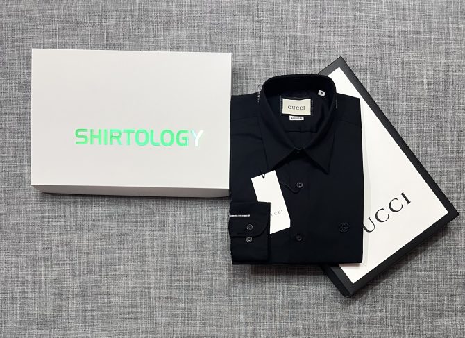 Gucci Solid Shirt Black - Image 6