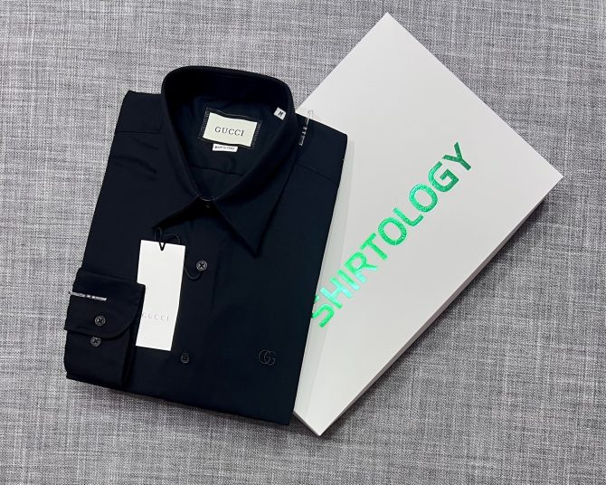 Gucci Solid Shirt Black - Image 4