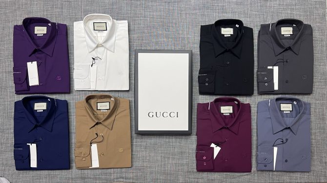 Gucci Solid Shirt Charcoal - Image 9