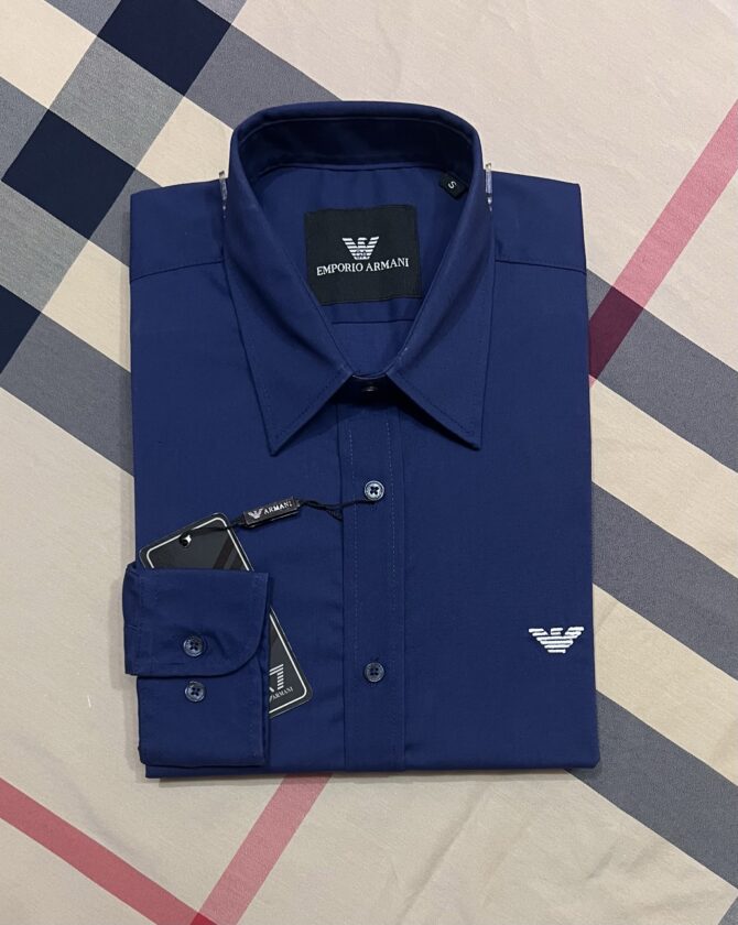 Armani Exchange Solid Shirt ARS 14 Navy