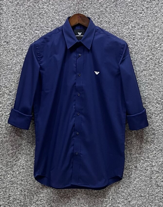 Armani Exchange Solid Shirt ARS 14 Navy