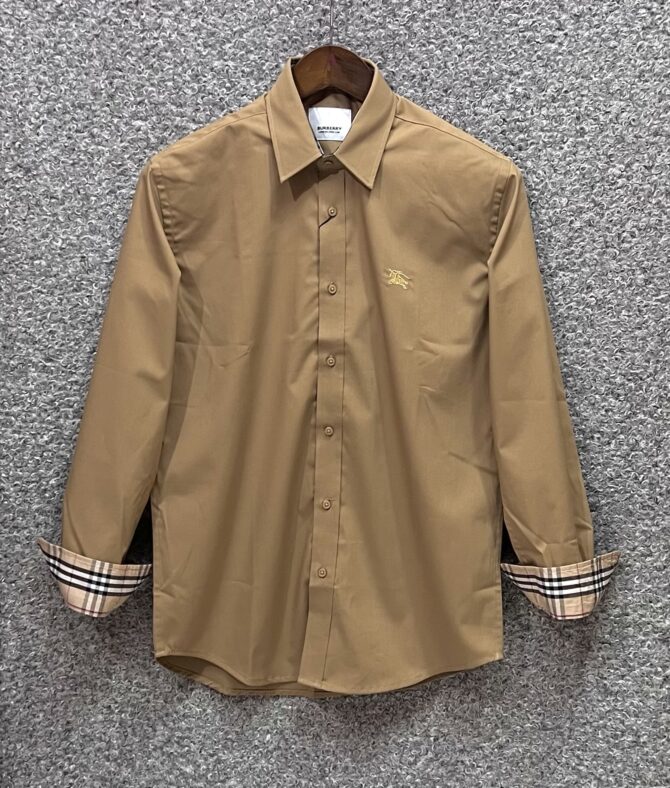 Burberry Premium Solid Shirt biscuit 34