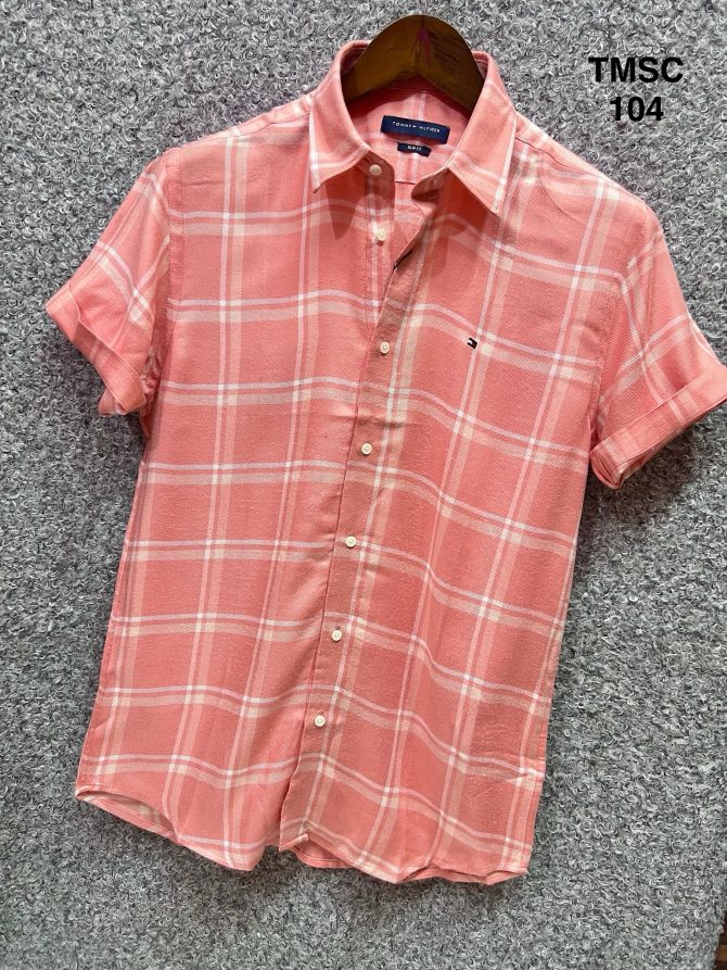 Tommy Hilfiger Short Sleeve Check Shirt 104