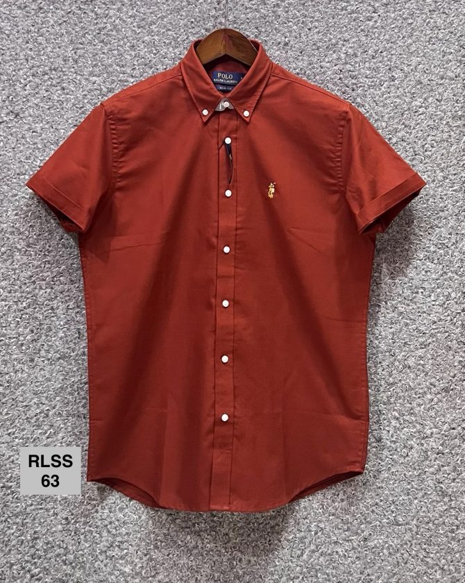 Ralph Lauren Half Sleeve Solid Shirt 63
