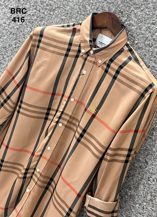 Burberry Check Shirt 416 - Image 3