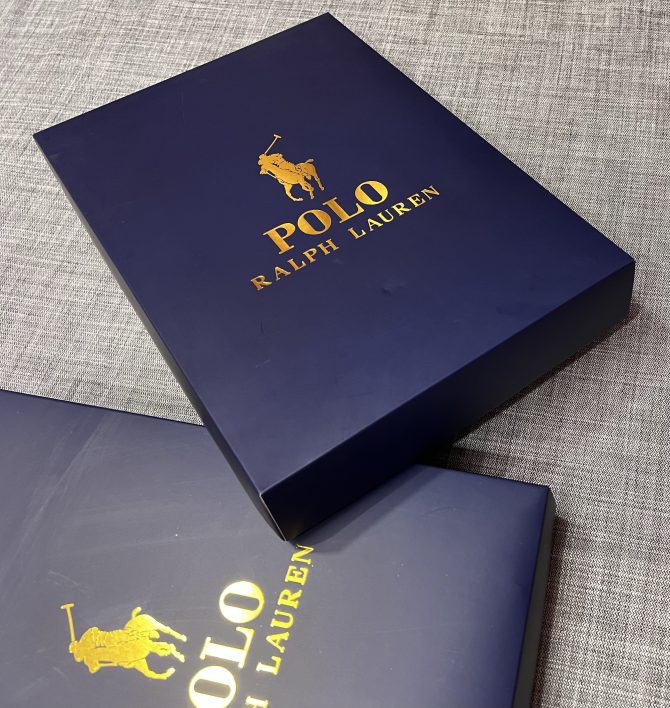 Premium Ralph Lauren stripe Shirt 209 with box - Image 4