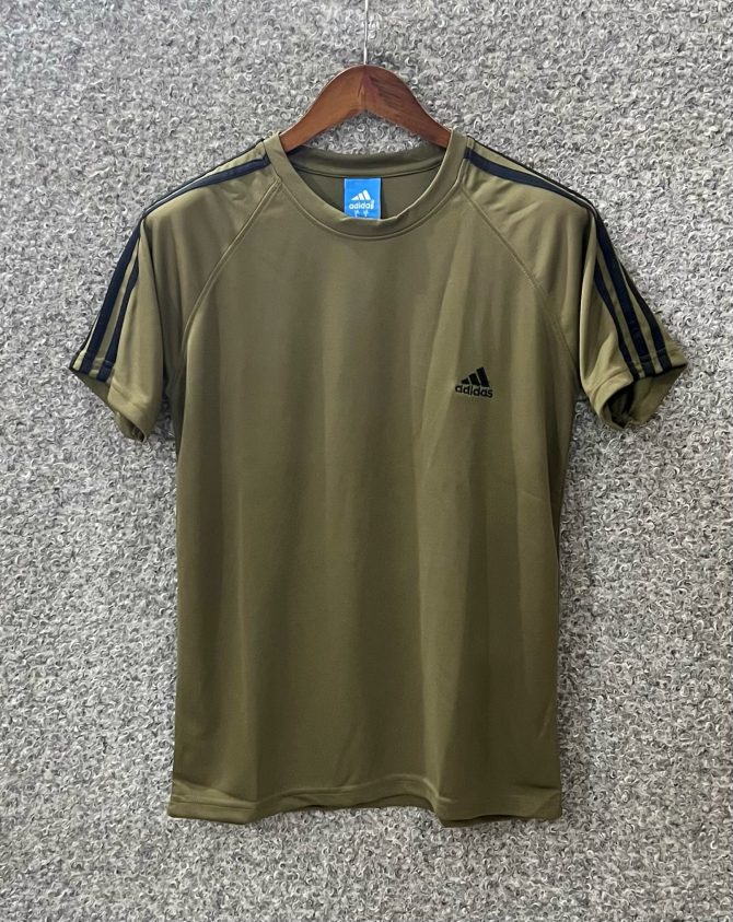 Adidas Shoulder Stripe Jersy Olive