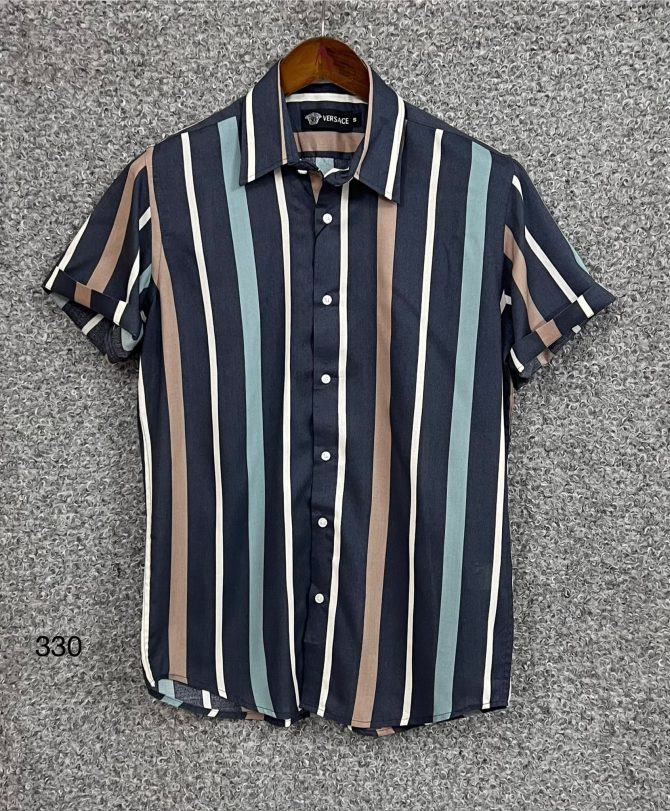 Versace Hawaii Stripe Shirt 330