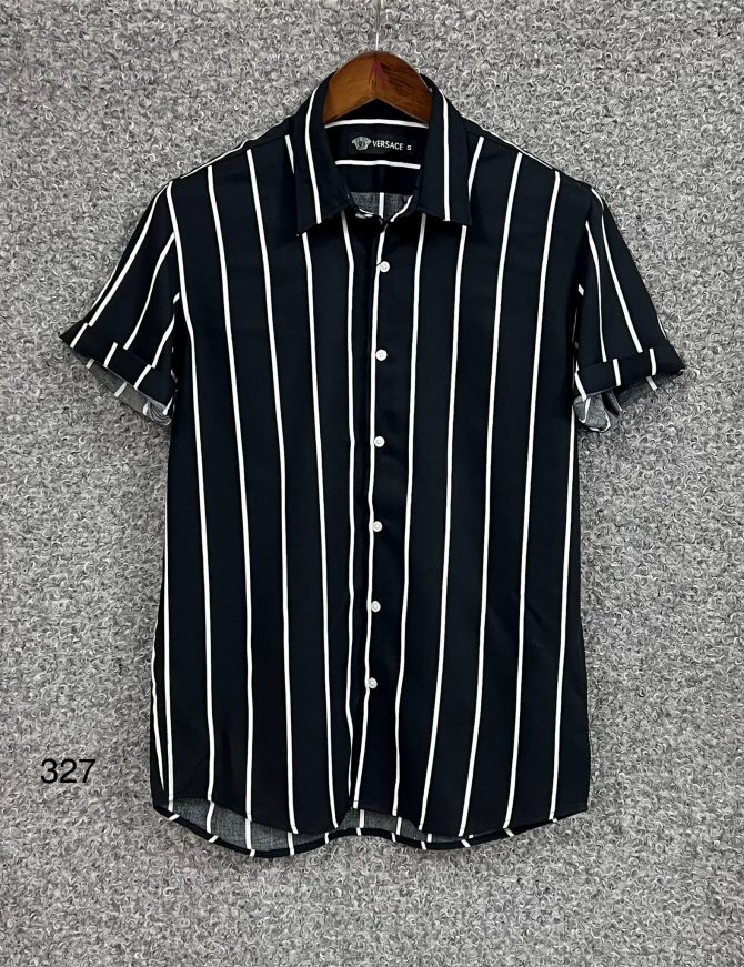 Versace Hawaii Stripe Shirt 327