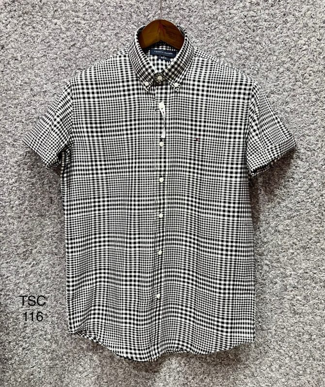 Tommy Hilfiger Short Sleeve Check Shirt 116
