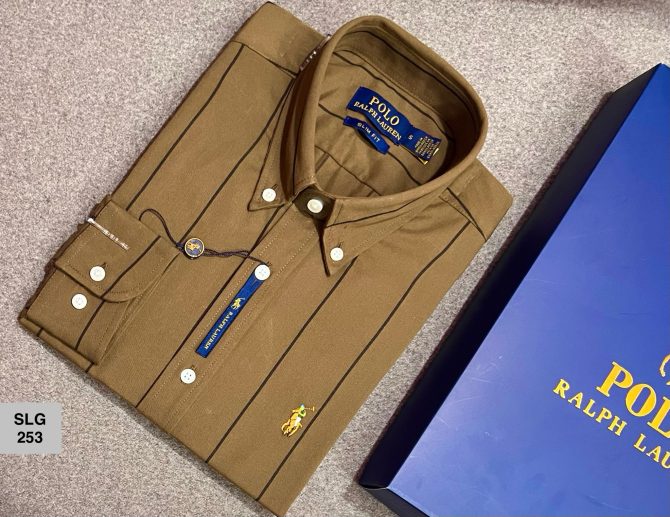 Premium Ralph Lauren Stripe Shirt with box 253