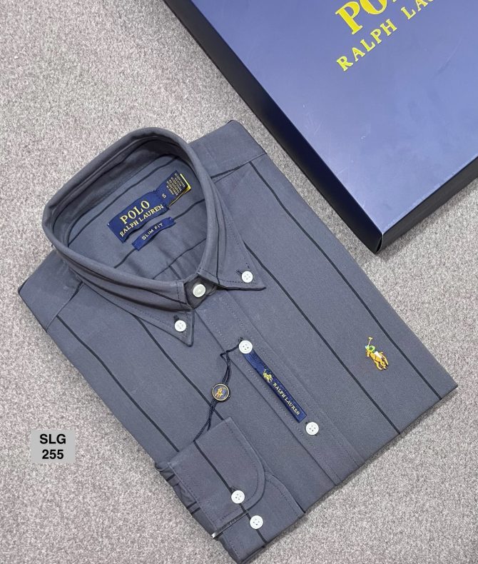 Premium Ralph Lauren Stripe Shirt with box 255 - Image 2