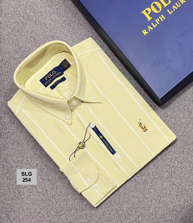 Premium Ralph Lauren Stripe Shirt with box 254