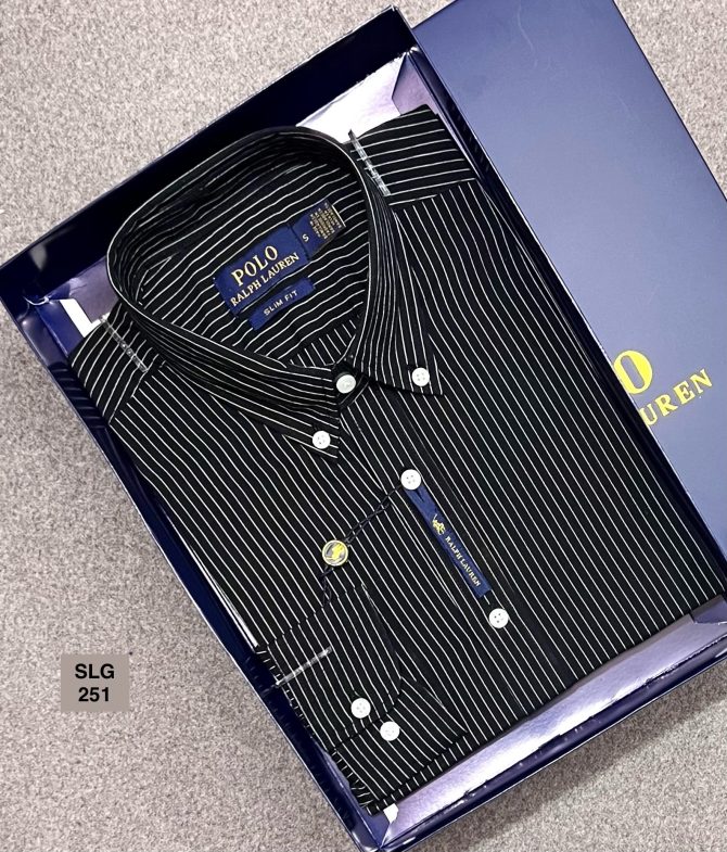 Premium Ralph Lauren Stripe Shirt with box 251