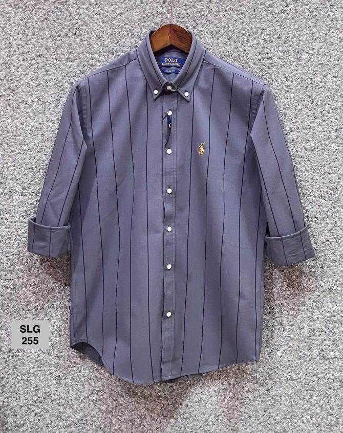 Premium Ralph Lauren Stripe Shirt with box 255