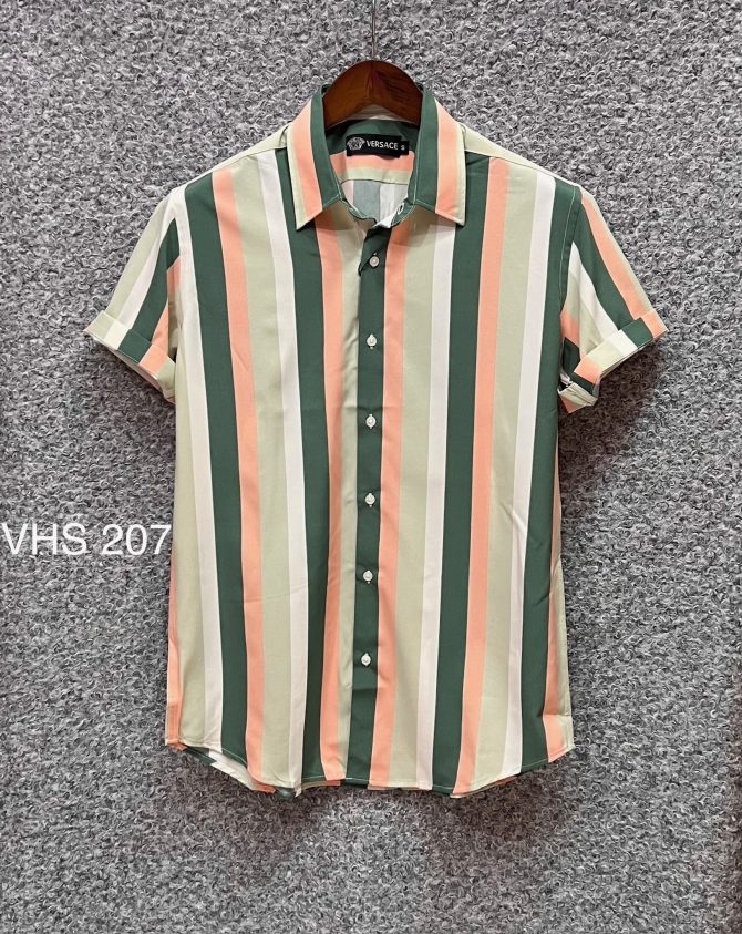 Versace Hawaii Stripe Shirt 207