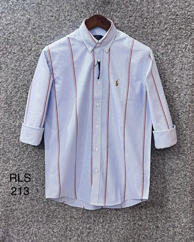 Premium Ralph Lauren Stripe Shirt with box 213 - Image 2