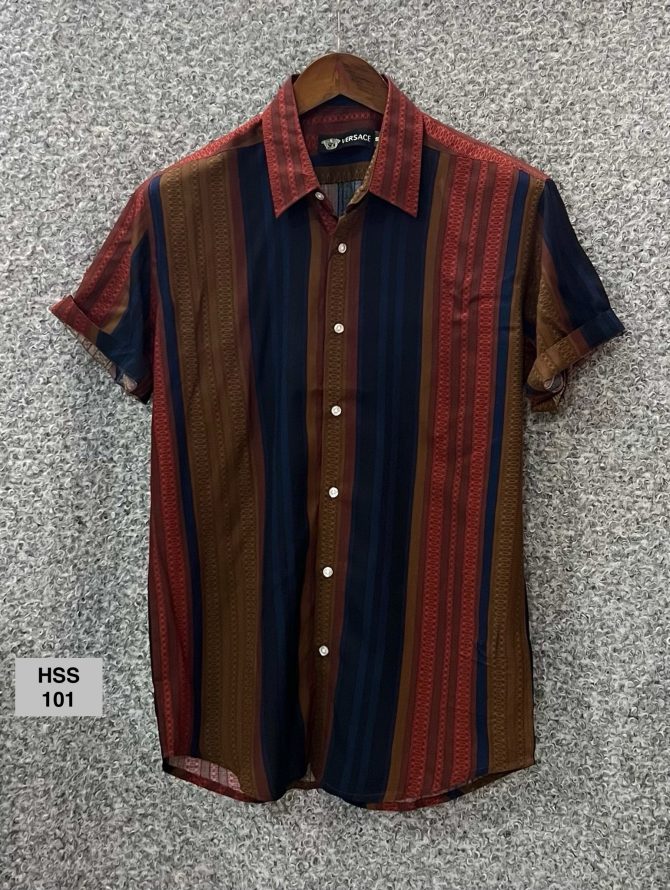 Versace Hawaii Stripe Shirt 101