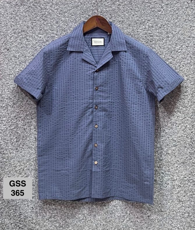 Gucci Cuban Seersucker Shirt 365