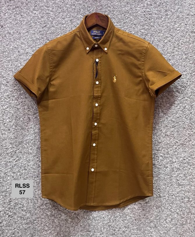 Ralph Lauren Half Sleeve Solid Shirt 57