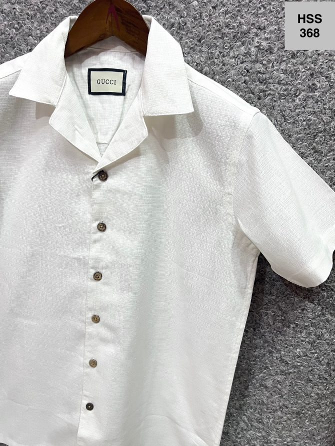 Gucci Cuban Solid Shirt 368 - Image 2