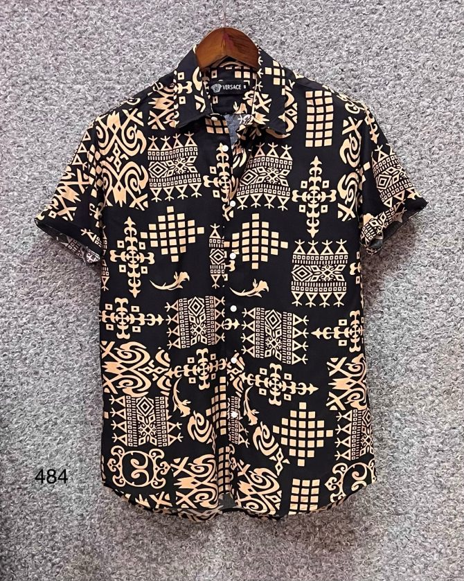 Versace Hawaii Print Shirt 484