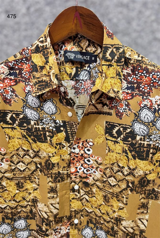 Versace Hawaii Print Shirt 475 - Image 2