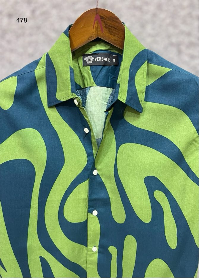 Versace Hawaii Print Shirt 478 - Image 2