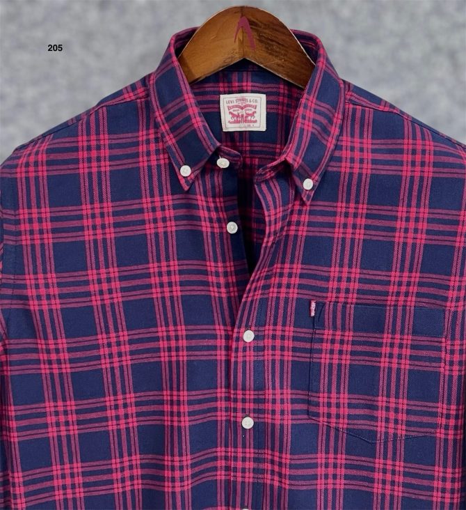 Levis Check Shirt 205 - Image 2