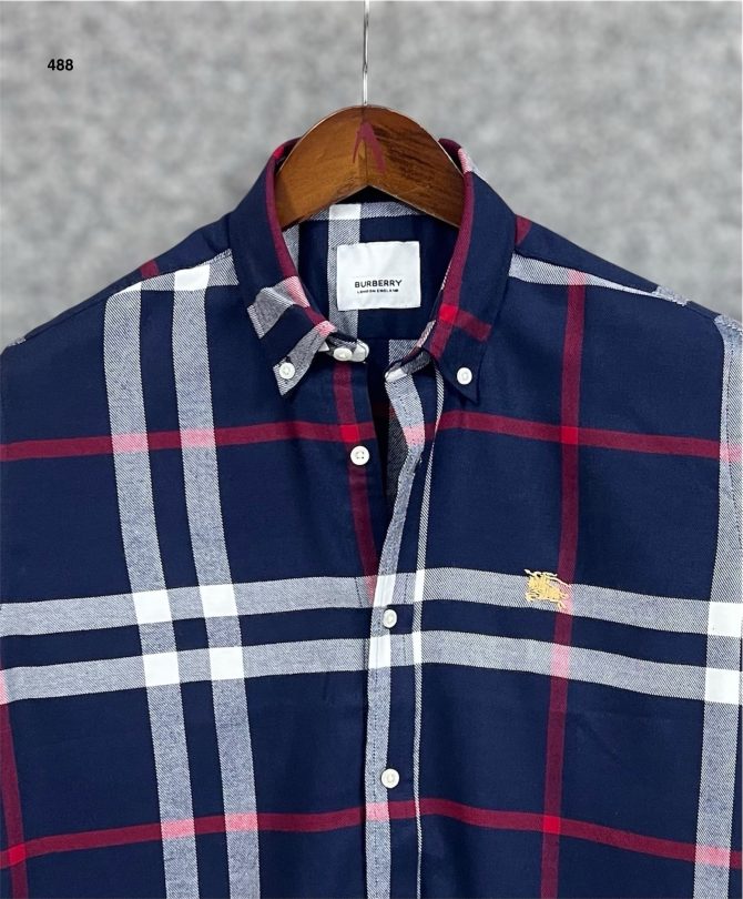 Burberry Signature Check Shirt with box 488 - Image 2