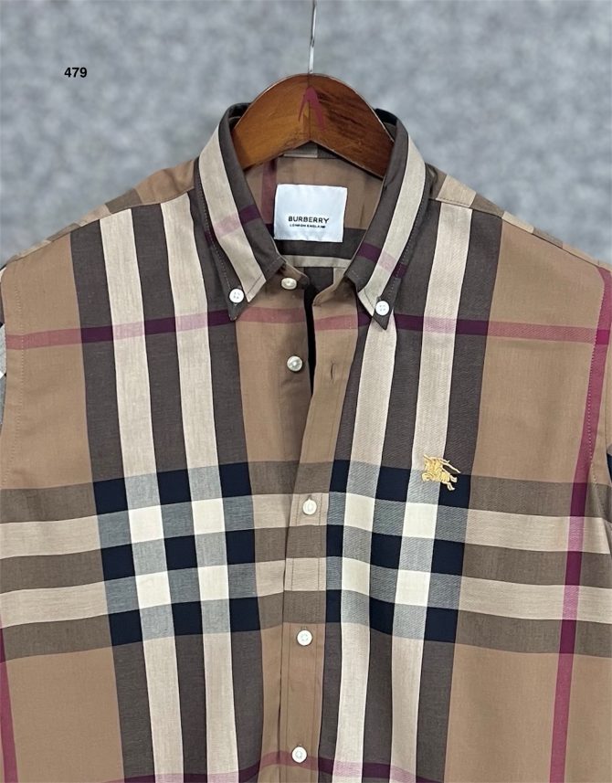 Burberry Signature Check Shirt with box 479 - Image 2