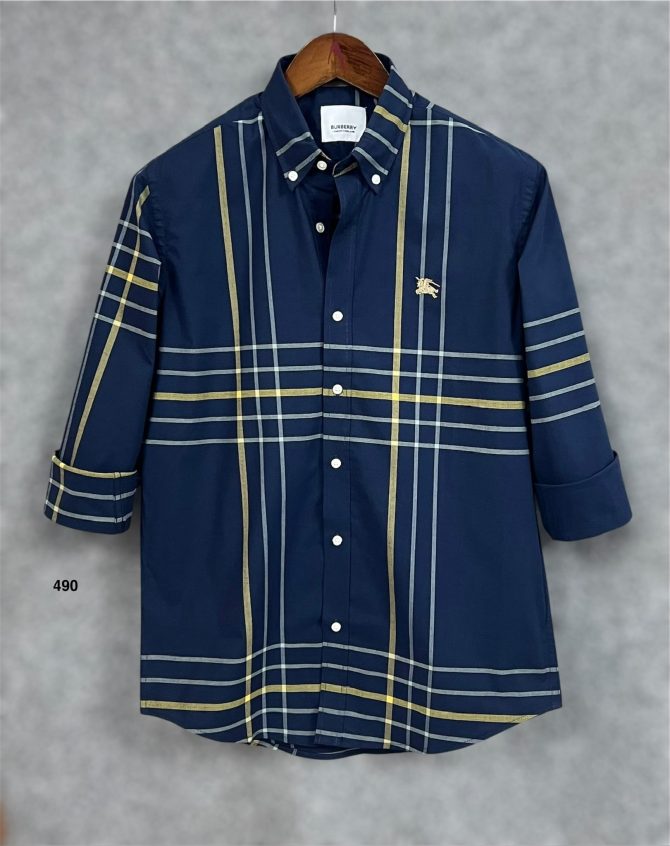 Burberry Signature Check Shirt with box 490