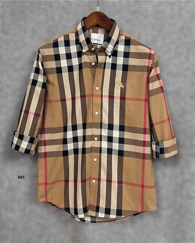 Burberry Signature Check Shirt with box 481