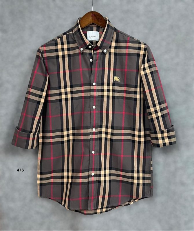 Burberry Signature Check Shirt with box 476