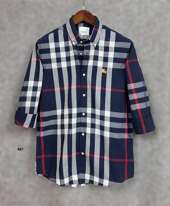Burberry Signature Check Shirt with box 487