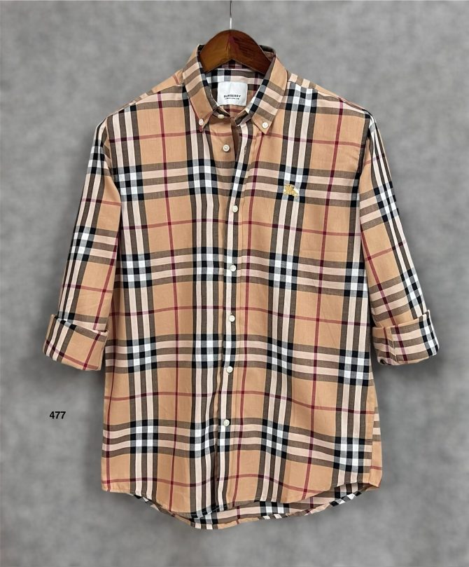Burberry Signature Check Shirt with box 477
