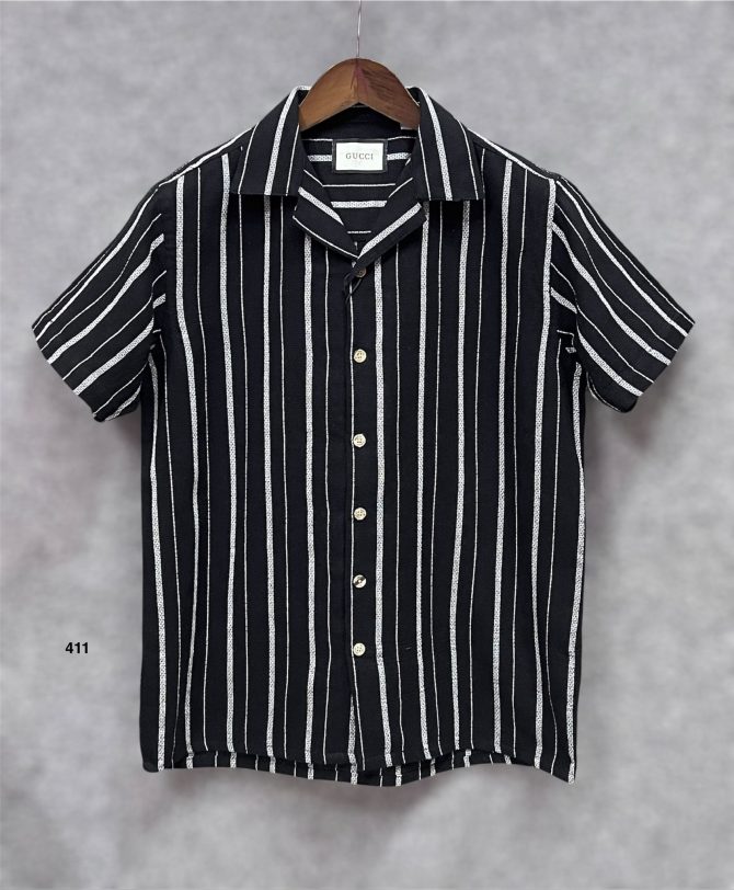 Gucci Cuban Stripe Shirt 6XL Copy