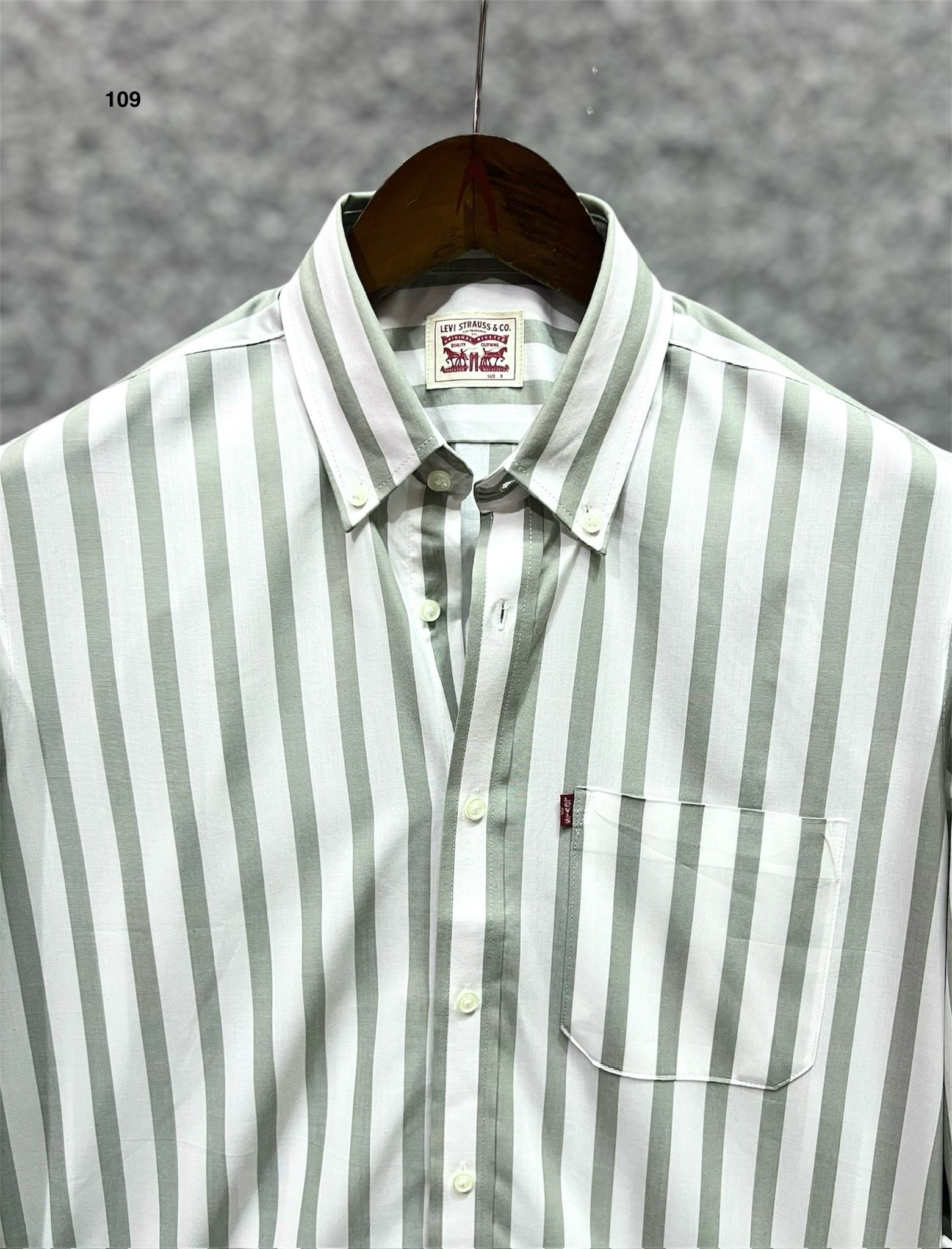 Levis Stripe Shirt 109 - Image 2