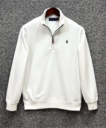 Ralph Lauren Pullover Half Zip Jacket white